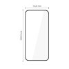 Szkło hartowane Tech-Protect Glass Fit+ (2-Pack) do Motorola Moto G67 / G77 – Czarne ramki (Black)